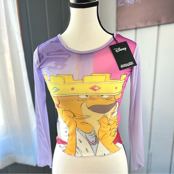 Disney Prince John Mesh Top - Picture 1 of 3